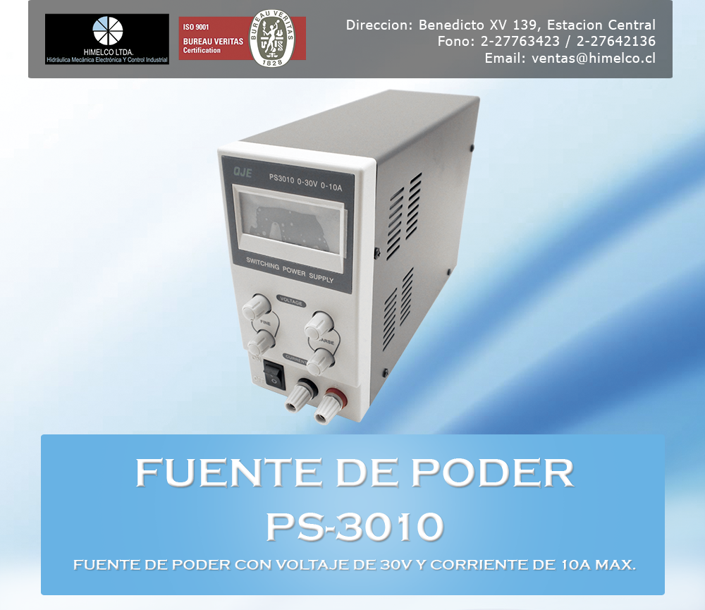 Fuente de poder PS-3010