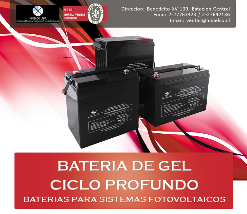 Baterias de gel MLG