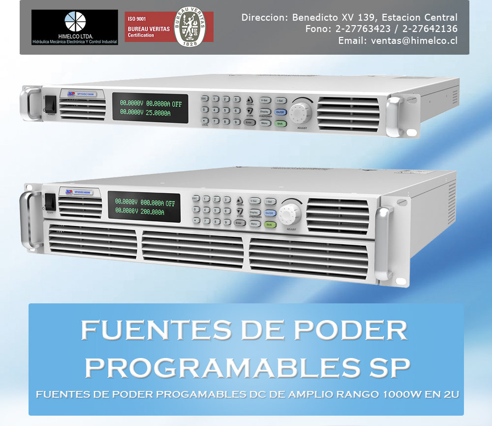 Fuentes de poder programable SP