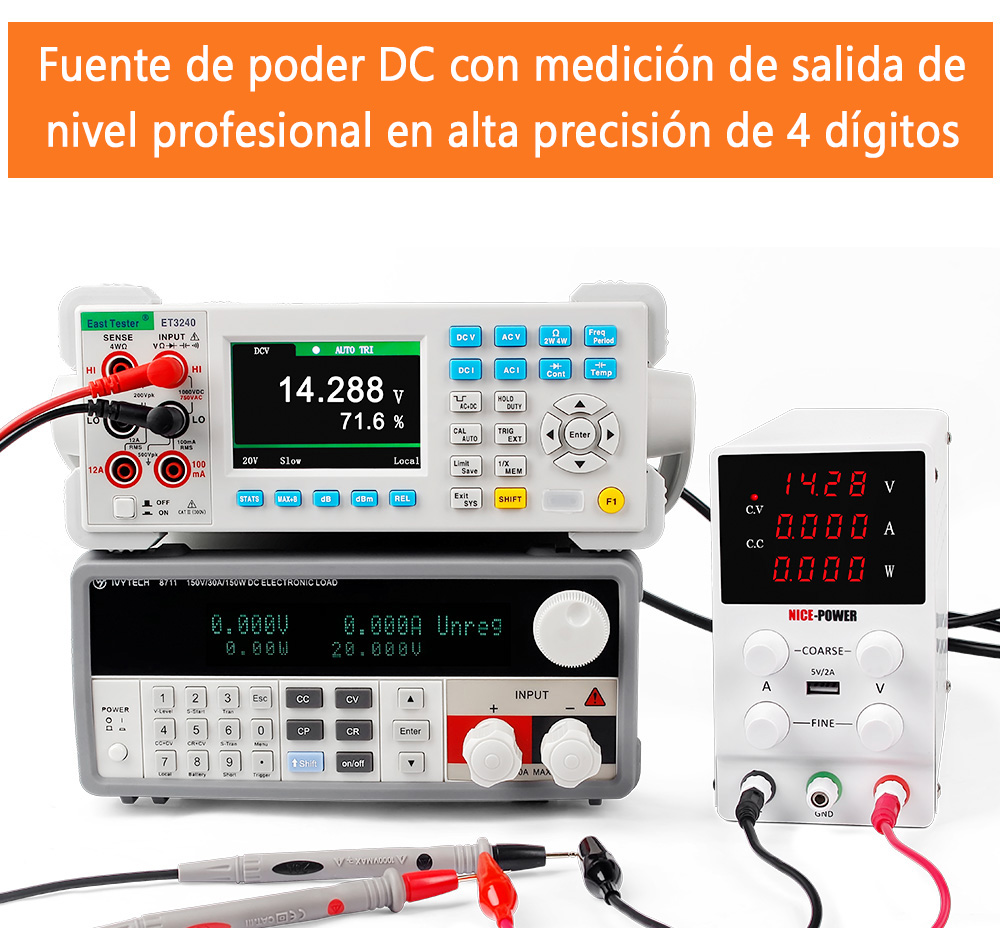 Precisión fuente de poder SPS3010